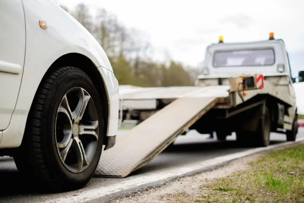 Vehicule mis en fourriere