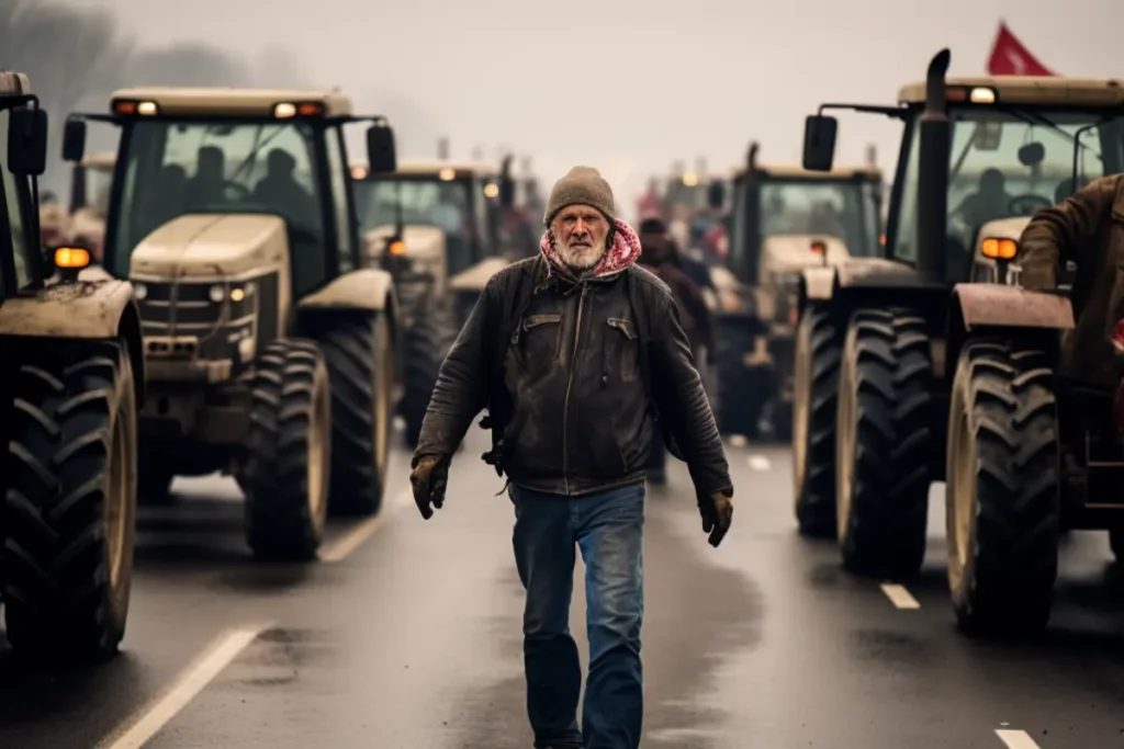 Agriculteur en colère