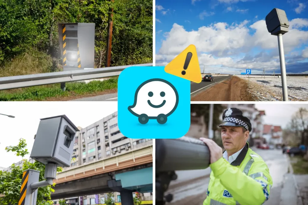 Signalement des radars sur Waze